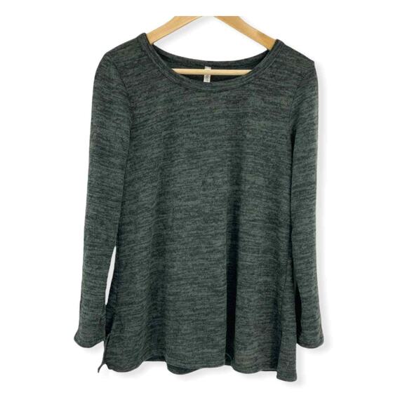 Forgotten Grace Women's Brushed Hacci Pullover Tunic Top Small Hunter Green NWT - Picture 3 of 7